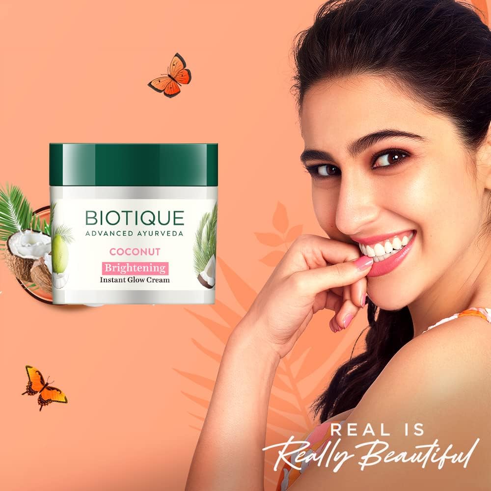 Biotique Bio Coconut Whitening and Brightening Cream for All Skin Types